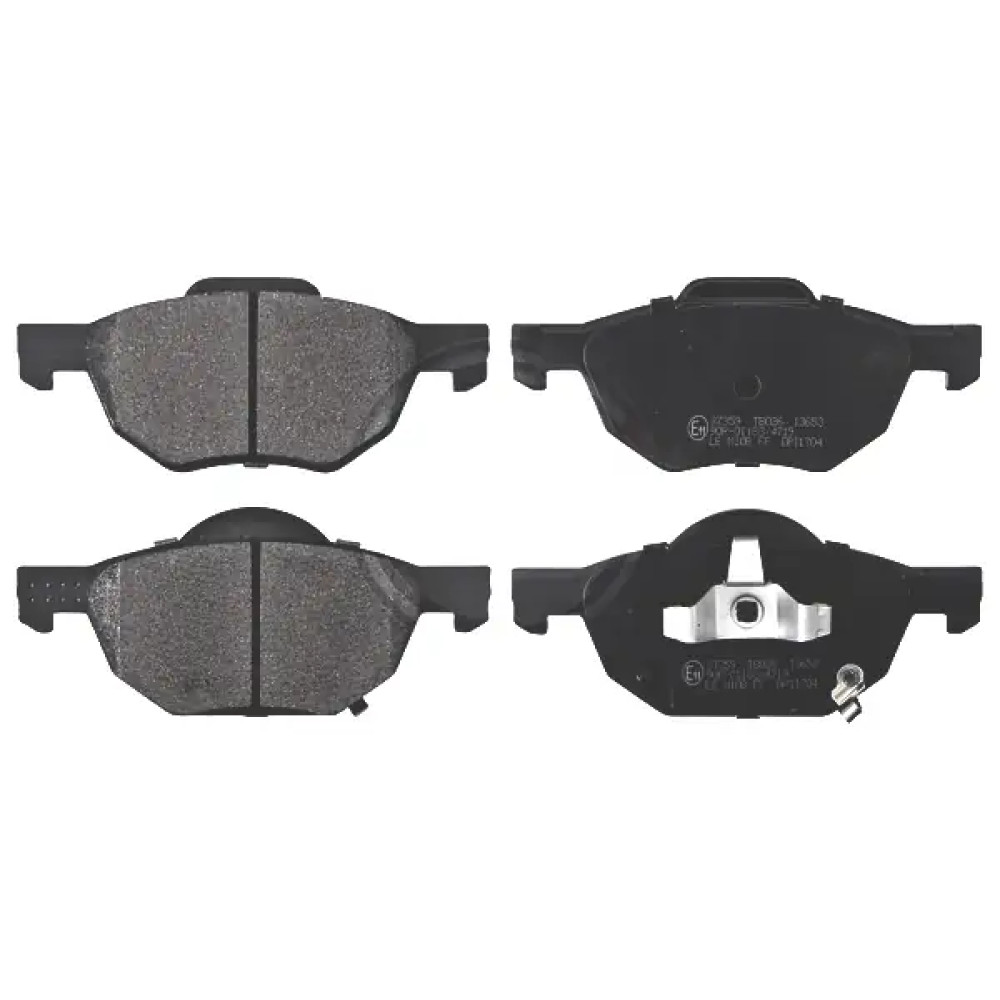 Гальмівні колодки пер. Honda Accord 03-08/CR-V 01-06 (akebono) ABS 37359