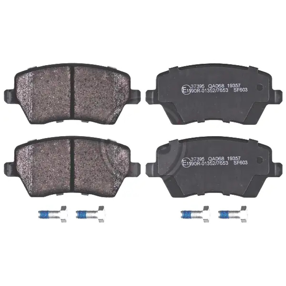 Гальмівні колодки пер. Kangoo/Logan 08-/Duster 10- (TRW) ABS 37395