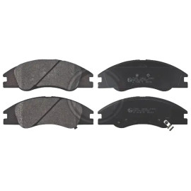 Гальмівні колодки пер. Hyundai Accent/Kia Rio 05- (mando) ABS 37492
