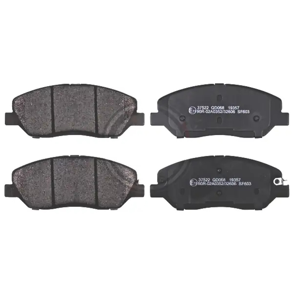 Гальмівні колодки пер. Hyundai Santa FE 06- (mando) ABS 37522