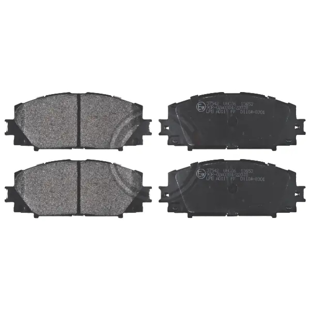 Гальмівні колодки пер. Toyota Yaris 07- (akebono) ABS 37542