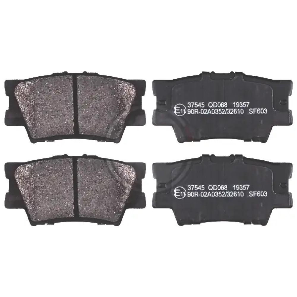 Гальмівні колодки зад.TOYOTA CAMRY/RAV4 III/RAV4 IV 2.0-3.5 06- ABS 37545