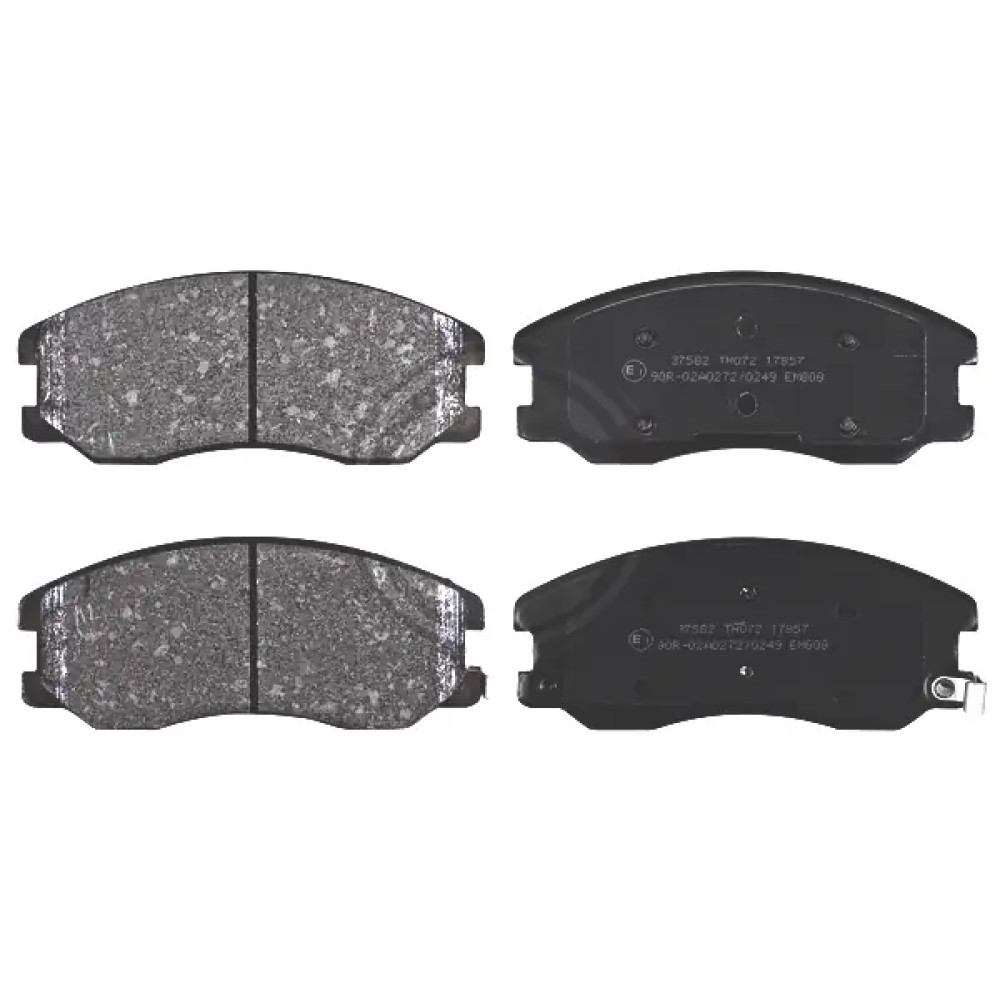Гальмівні колодки пер. Chevrolet Captiva 06- (akebono) ABS 37582
