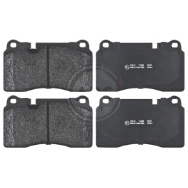 Гальмівні колодки пер. VW Touareg 02- (brembo) ABS 37614
