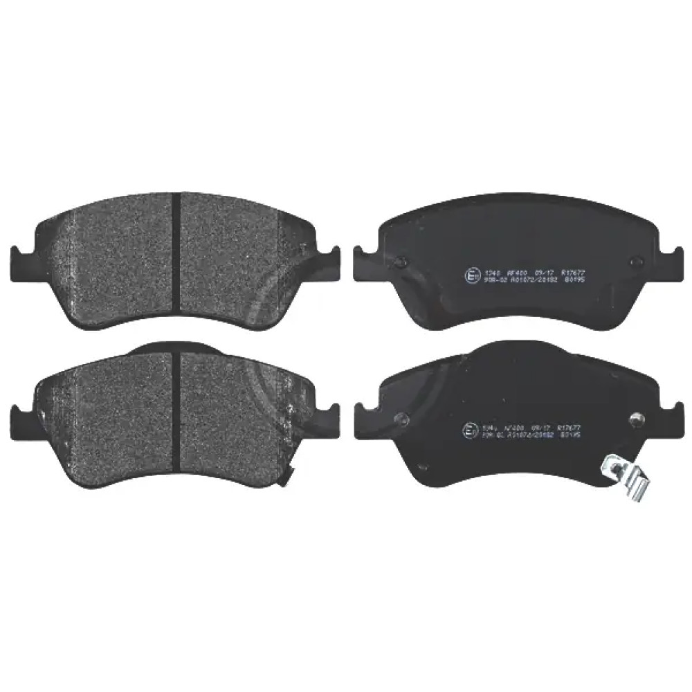 Гальмівні колодки пер. Toyota Auris 07-12 (bosch) (136,7x57,9x19,2) ABS 37620