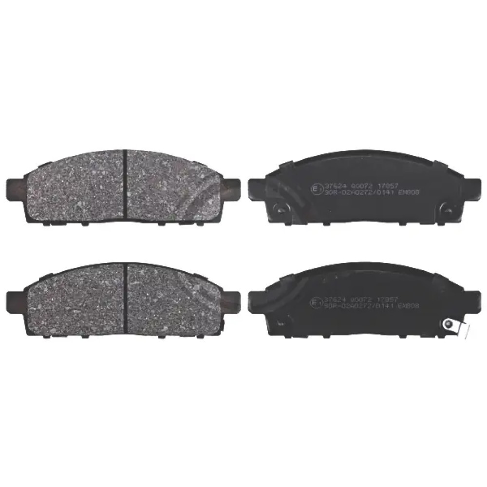 Гальмівні колодки пер. Mitsubishi L200 05-15 (tokico) ABS 37624