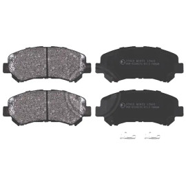 Гальмівні колодки пер. X-Trail/Qashqai 07- (Akebono) ABS 37625
