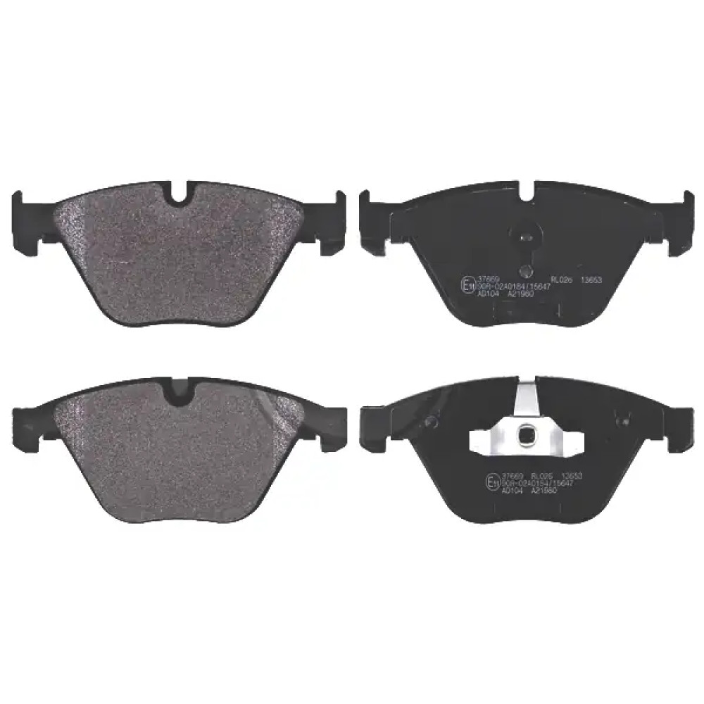 Гальмівні колодки пер. BMW 3 (E90)/5 (E60)/7 (E65) 02-13 (ATE) ABS 37669