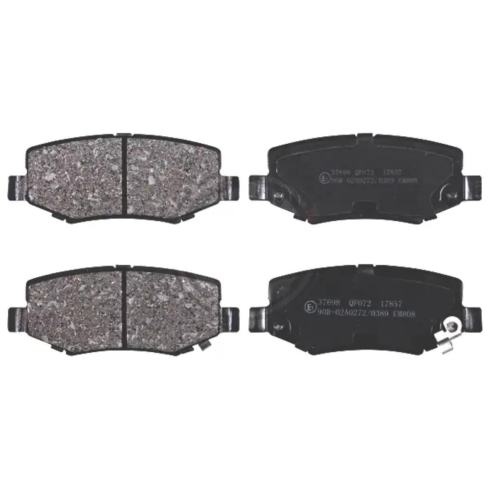 Гальмівні колодки зад. Compass/Wrangler/Liberty/Cherokee/Nitro 06- ABS 37698