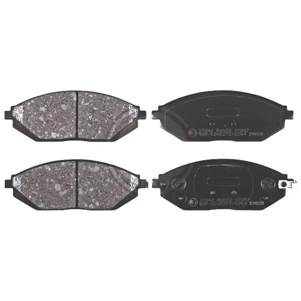 Гальмівні колодки пер. Spark 10- (Akebono) ABS 37842