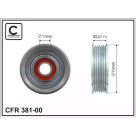 ролик обводной CAFFARO 38100