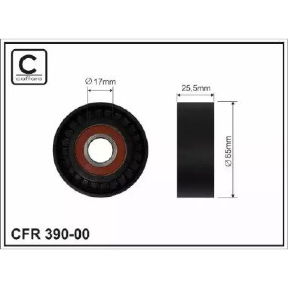 Ролик натяжителя CAFFARO 39000