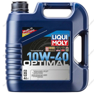 Моторное масло Optimal 10W-40, 4л. LIQUI MOLY 3930