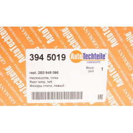 Ліхтар задній лівий AUTOTECHTEILE 3945019
