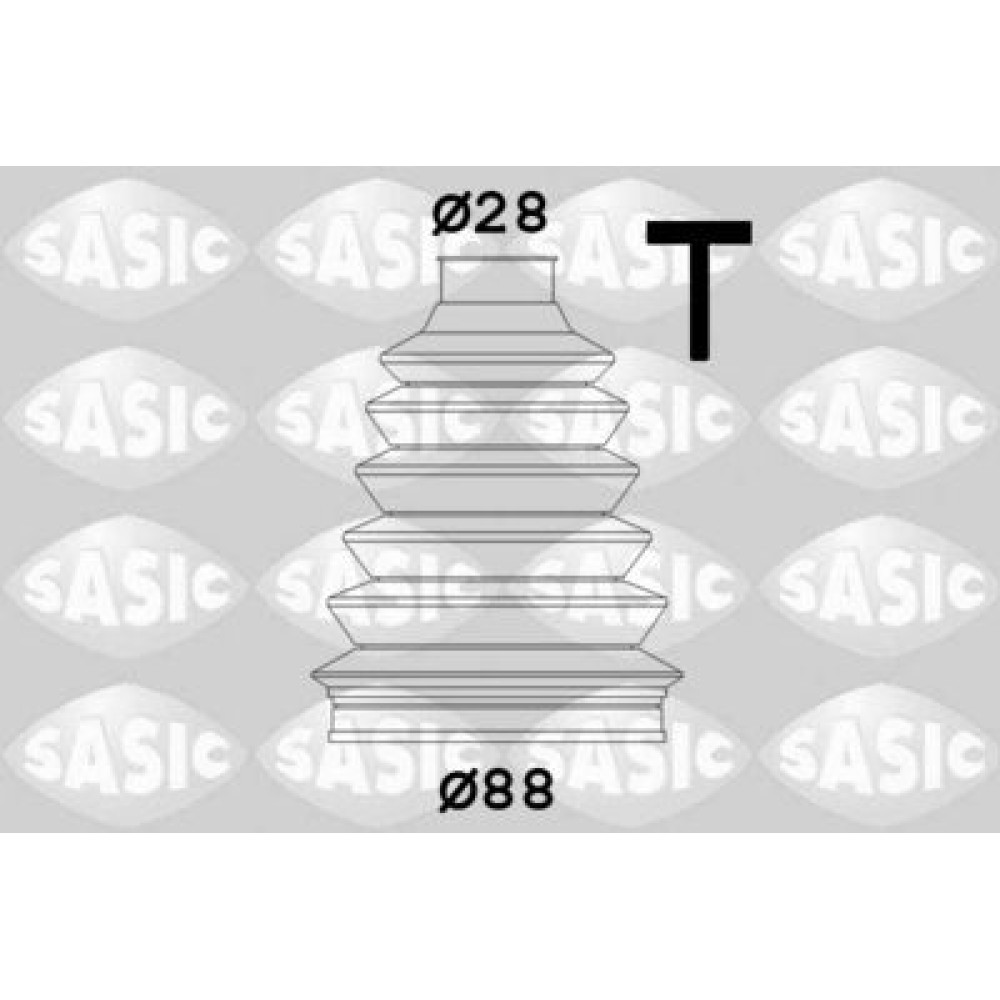 Комплект пыльника приводного вала. SASIC 4003455