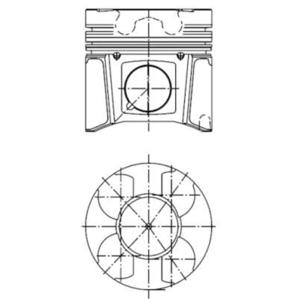 Поршень KOLBENSCHMIDT 40079620