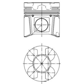 Поршень KOLBENSCHMIDT 40079620
