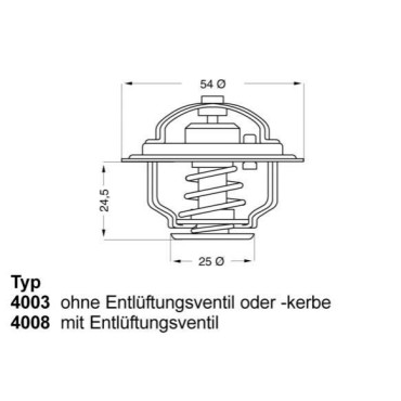 Термостат WAHLER 400874d