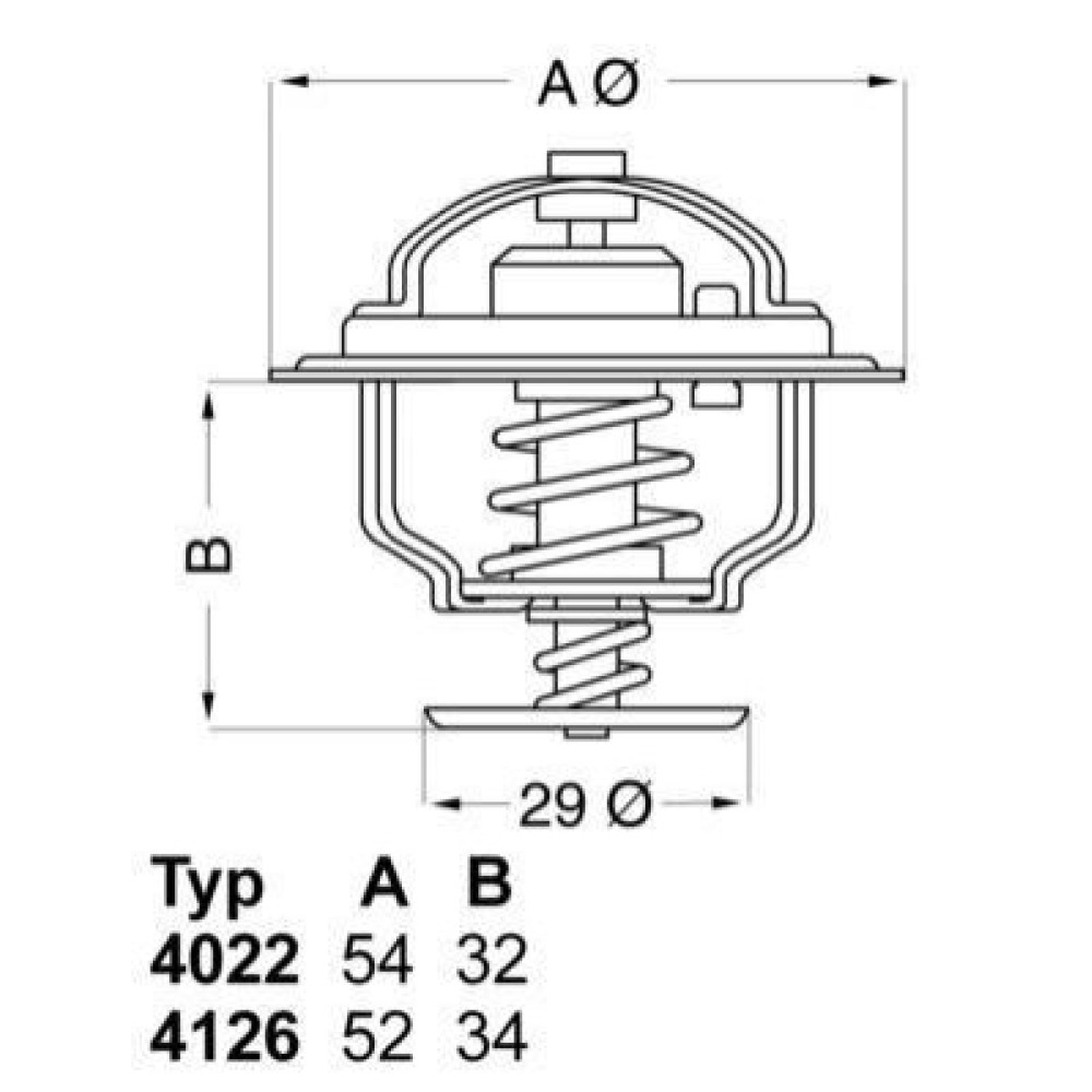 Термостат WAHLER 402282d