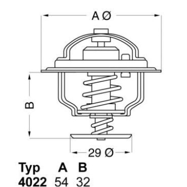 Термостат WAHLER 402288d