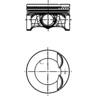 Поршень KOLBENSCHMIDT 40247600