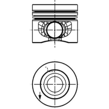 Поршень KOLBENSCHMIDT 40353620