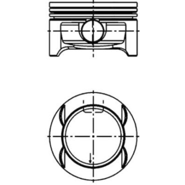 Поршень KOLBENSCHMIDT 40386610