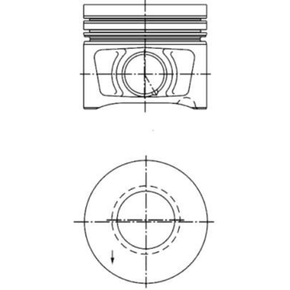 Поршень двигателя VAG 2.0TDI KOLBENSCHMIDT 40387620