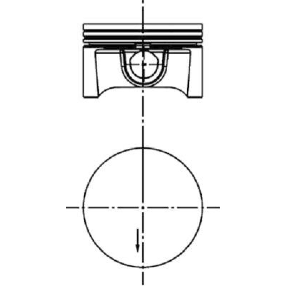 Поршень KOLBENSCHMIDT 40388620