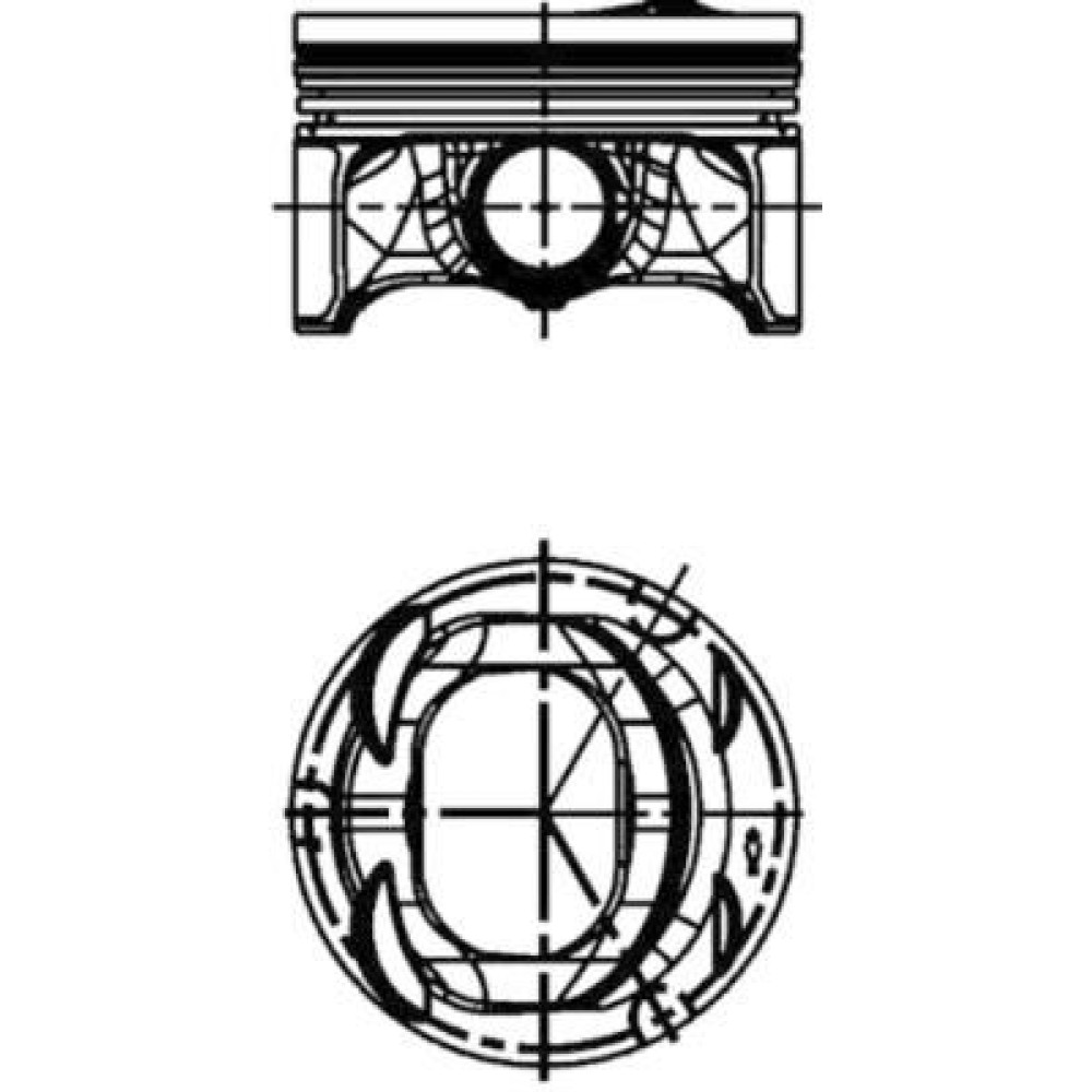 Поршень 76,51 мм KOLBENSCHMIDT 40477600