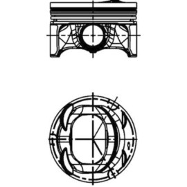 Поршень 76,51 мм KOLBENSCHMIDT 40477600