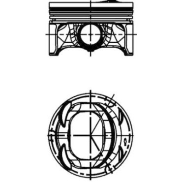 Поршень 76,51 мм KOLBENSCHMIDT 40477600