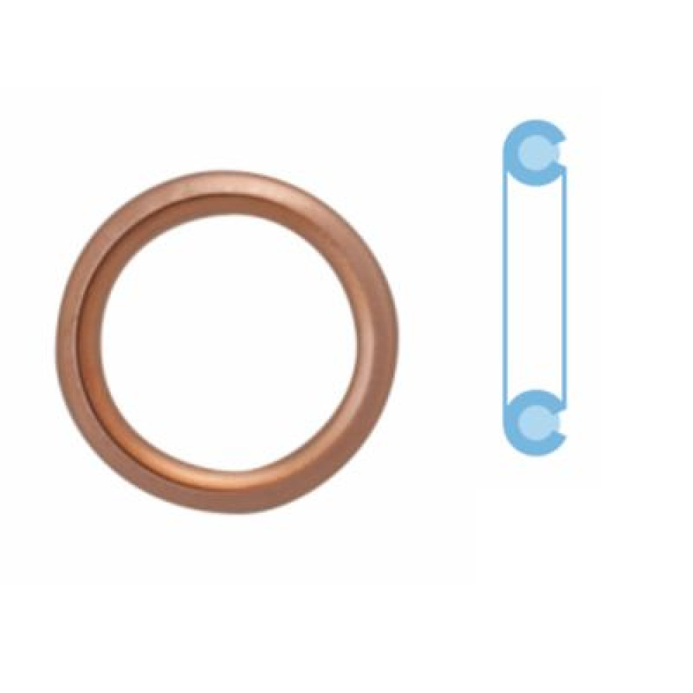 Кільце ущільнення, oil drain plug CORTECO 407711h