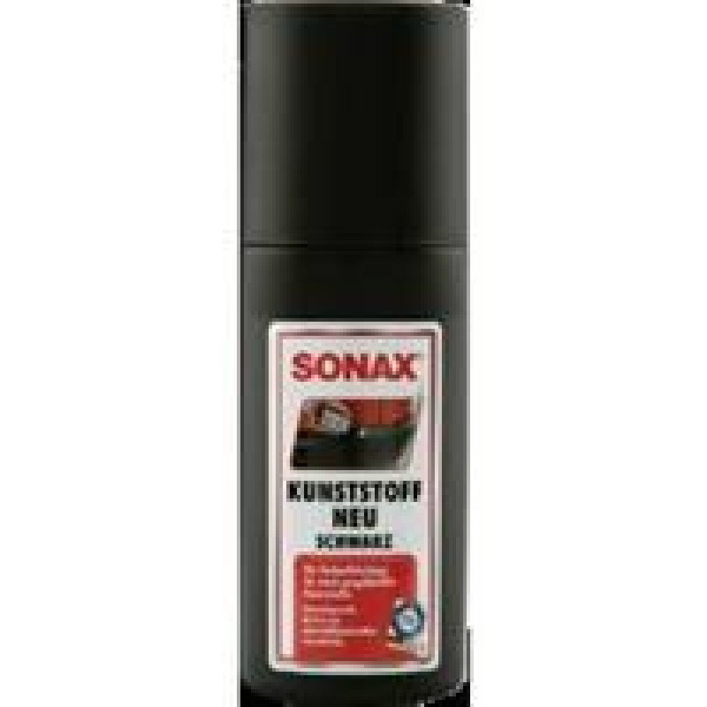 Фарба чорна для пластикових деталей авто, 100 мл, Sonax 409100