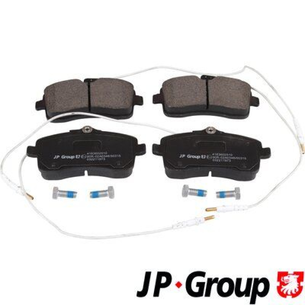 Гальмівні колодки передні JP GROUP 4163602510