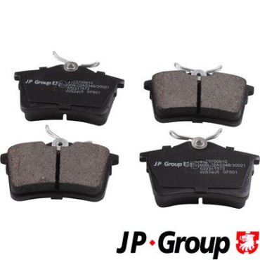 Тормозные колодки задние JP GROUP 4163700910