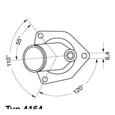Термостат WAHLER 416492d