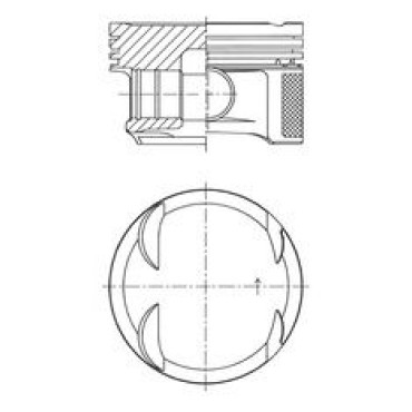 Поршень двигателя M271 KOLBENSCHMIDT 41766620