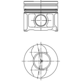 Поршень KOLBENSCHMIDT 41795610