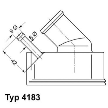 Термостат WAHLER 418382d