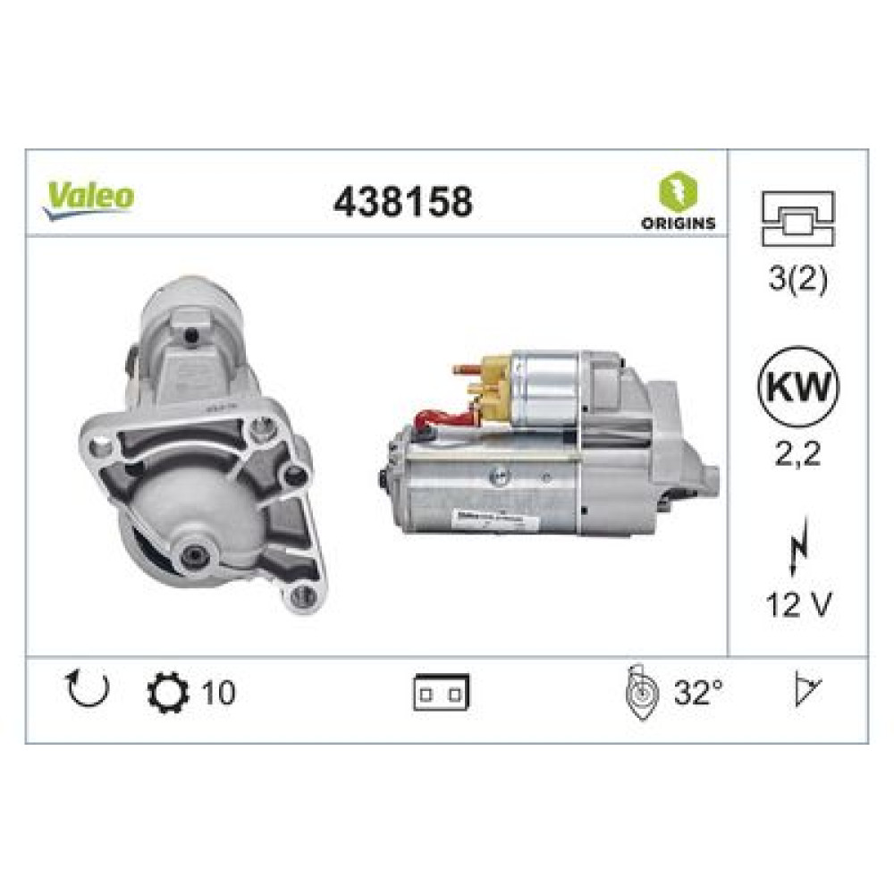 Стартер VALEO 438158
