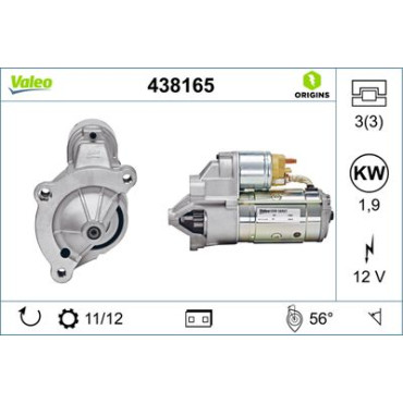 Стартер VALEO 438165