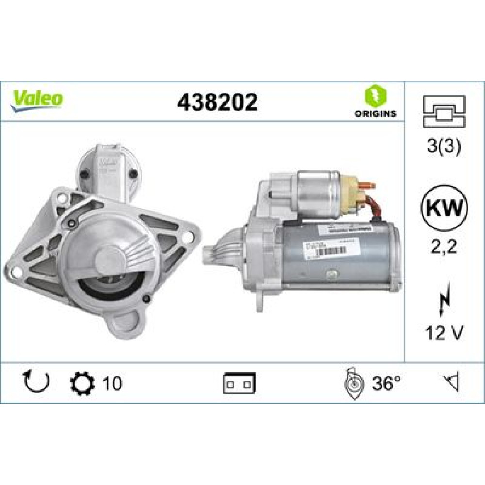 Стартер VALEO 438202