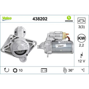 Стартер VALEO 438202