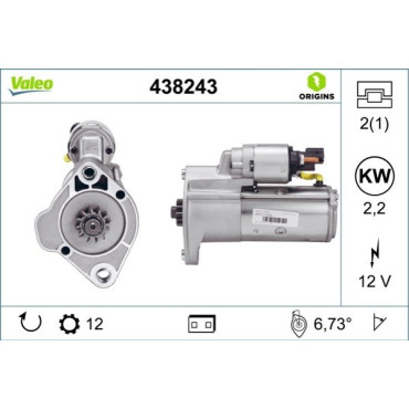 Стартер VALEO 438243