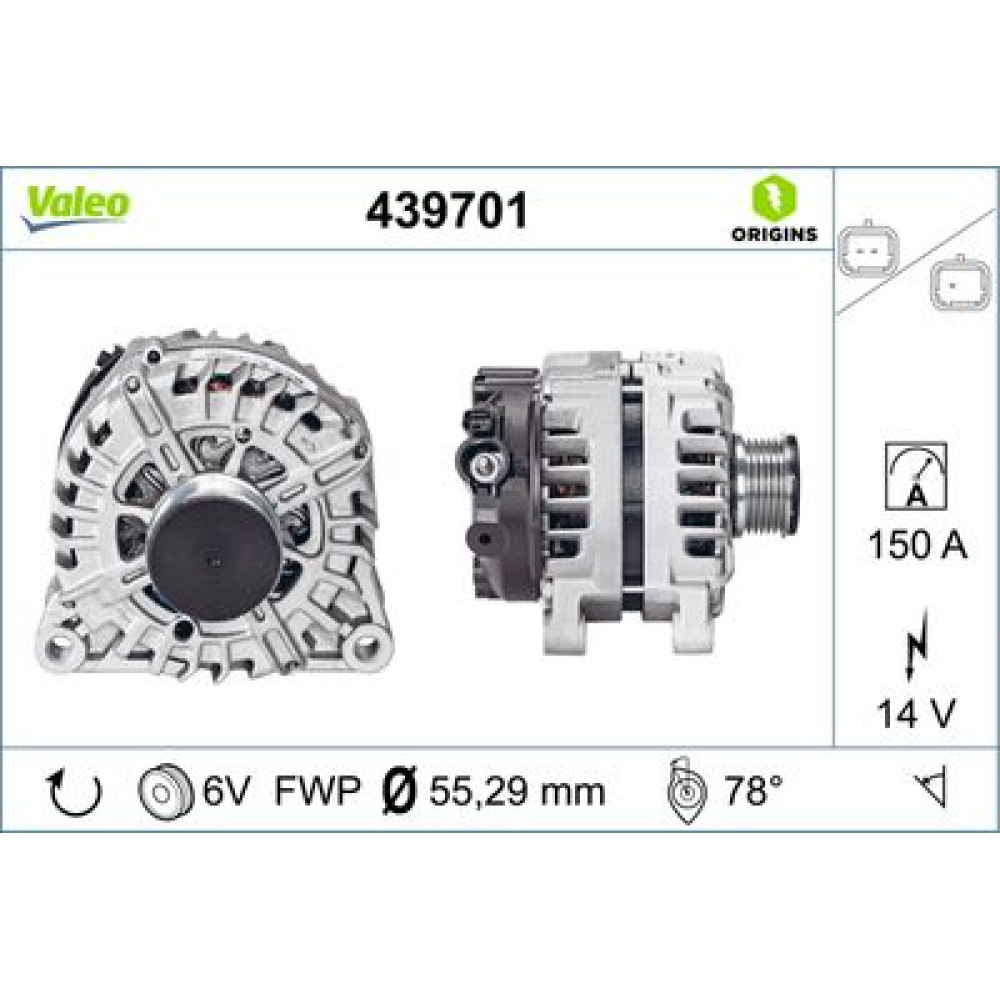 Генератор VALEO 439701