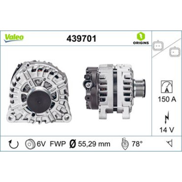 Генератор VALEO 439701
