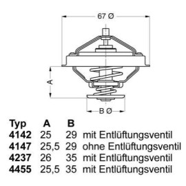 Термостат WAHLER 445580d