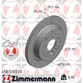 Диск гальмівний ZIMMERMANN 450520320