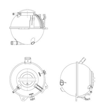 Розширювальний бачок NRF 454082